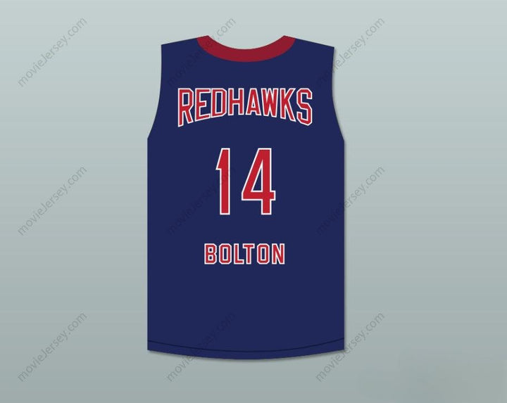 CUSTOM ANY Name Number TROY BOLTON 14 ALBUQUERQUE REDHAWKS BASKETBALL JERSEY HIGH SCHOOL MUSICAL 2 Top Stitched S-6XL