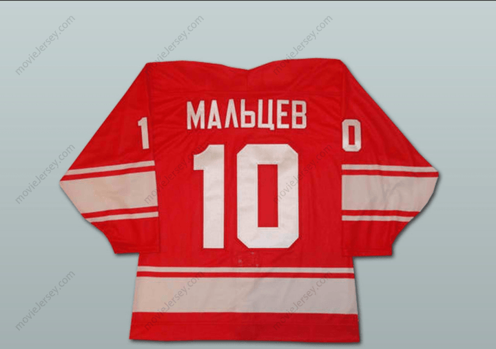 Custom Any Name Number Alexander Maltsev CCCP USSR Team Hockey Jersey Top Stitched S-6XL