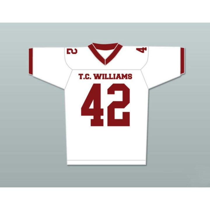 CUSTOM ANY Name Number GERRY BERTIER 42 T. C. WILLIAMS HIGH SCHOOL TITANS FOOTBALL JERSEY RYAN HURST Top Stitched S-6XL