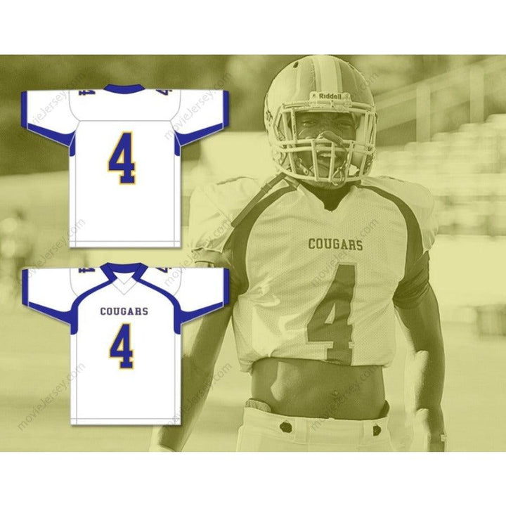 CUSTOM ANY Name Number QUAY WALKER 4 CRISP COUNTY HIGH SCHOOL COUGARS Football Jersey Top Stitched S-6XL
