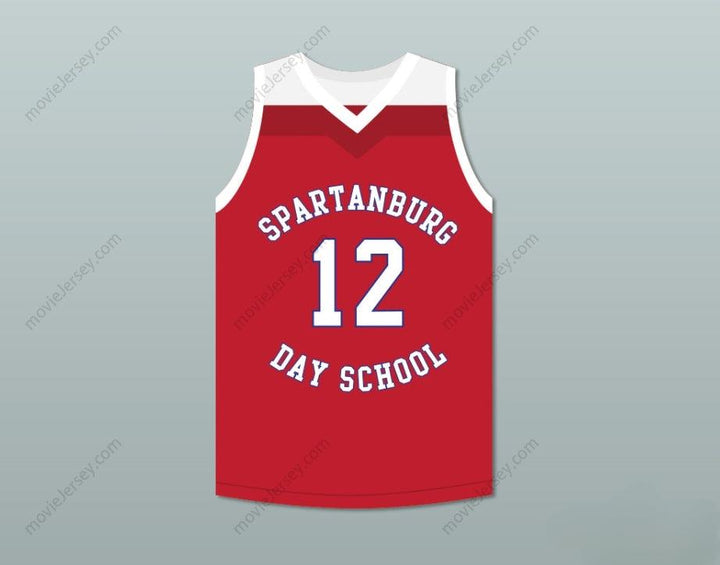 CUSTOM ANY Name Number ZION WILLIAMSON 12  DAY SCHOOL GRIFFINS RED BASKETBALL JERSEY 2 Top Stitched S-6XL