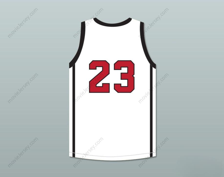 CUSTOM ANY Name Number LEBRON JAMES 23 OHIO SHOOTING STARS AAU WHITE BASKETBALL JERSEY MORE THAN A GAME Top Stitched S-6XL