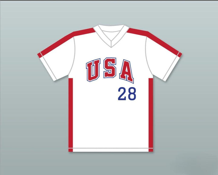 Custom Any Name Number CHRIS GWYNN 28 1984 USA TEAM WHITE BASEBALL JERSEY Top Stitched S-6XL
