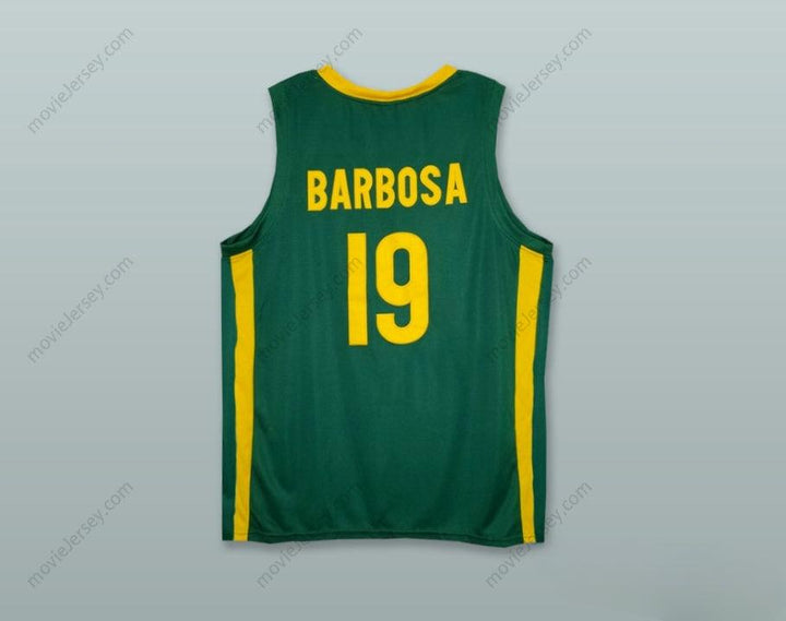 CUSTOM ANY Name Number LEANDRO BARBOSA 19 BRASIL NATIONAL TEAM GREEN BASKETBALL JERSEY Top Stitched S-6XL