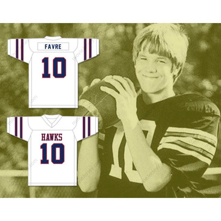 CUSTOM ANY Name BRETT FAVRE 10 HANCOCK NORTH CENTRAL HIGH SCHOOL FOOTBALL S-6XL