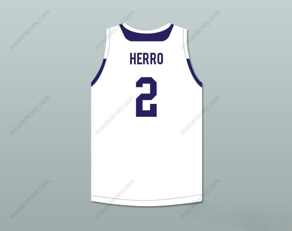 CUSTOM ANY Name Number TYLER HERRO 2  WHITE BASKETBALL JERSEY Top Stitched S-6XL