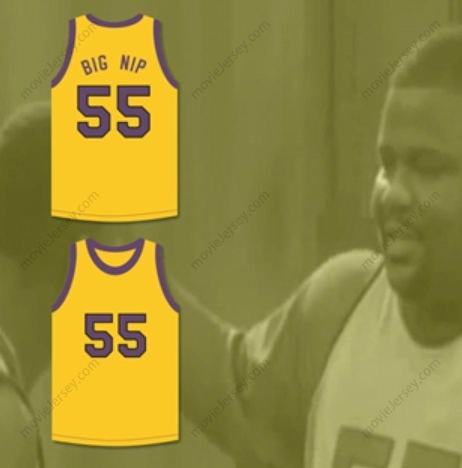 CUSTOM ANY Name Number NIPSEY BIG NIP 55 YELLOW BASKETBALL JERSEY MARTIN Top Stitched S-6XL