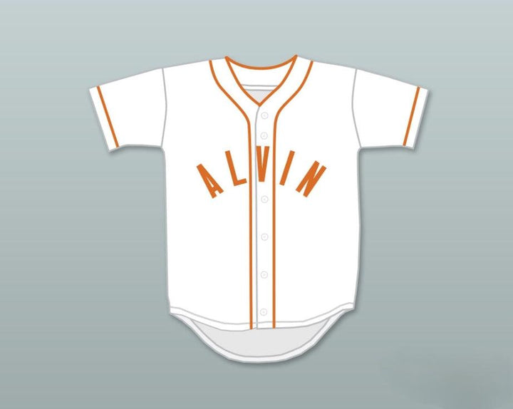 Custom Any Name Number NOLAN RYAN 34 ALVIN HIGH SCHOOL YELLOWJACKETS WHITE BASEBALL JERSEY 2 Top Stitched S-6XL