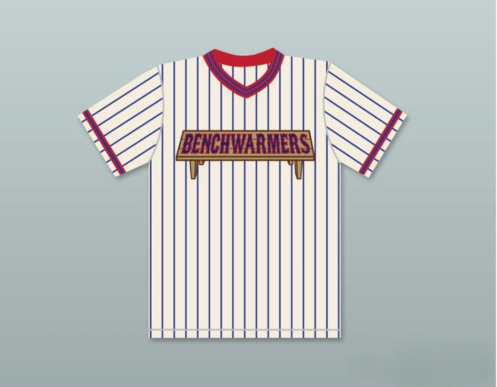 Custom Any Name Number NICK SWARDSON HOWIE GOODMAN 32 BENCHWARMERS PINSTRIPED BASEBALL JERSEY Top Stitched S-6XL