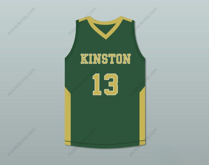 CUSTOM ANY Name Number BRANDON INGRAM 13  HIGH SCHOOL VIKINGS GREEN BASKETBALL JERSEY Top Stitched S-6XL