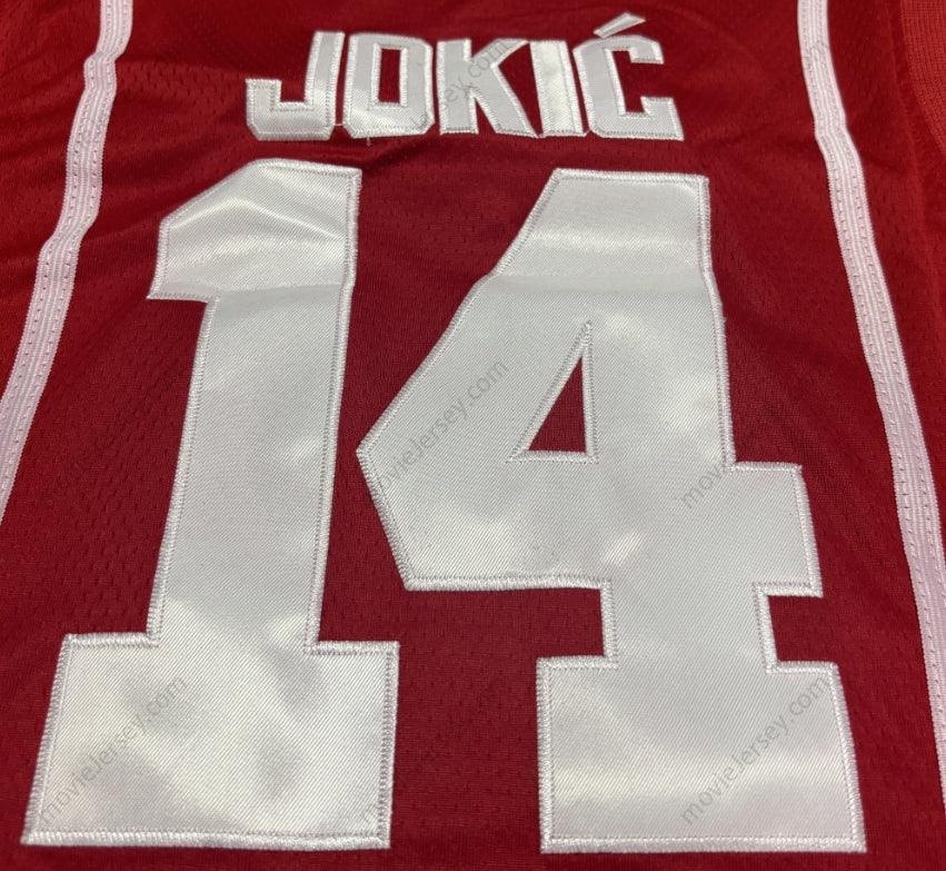Nikola Jokic #14 Serbia Joker Serbian Mens Basketball Jersey Top Stitched S-3XL