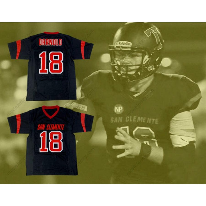 CUSTOM ANY Name Number SAM DARNOLD 18 SAN CLEMENTE HIGH SCHOOL TRITONS BLACK FOOTBALL JERSEY Top Stitched S-6XL