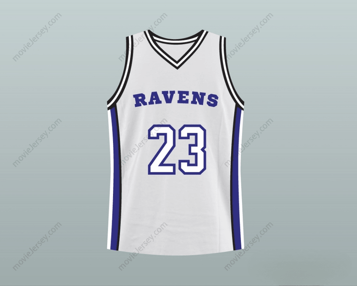CUSTOM ANY Name Number NATHAN SCOTT 23 ONE TREE HILL RAVENS WHITE ORIGINAL PILOT BASKETBALL JERSEY Top Stitched S-6XL