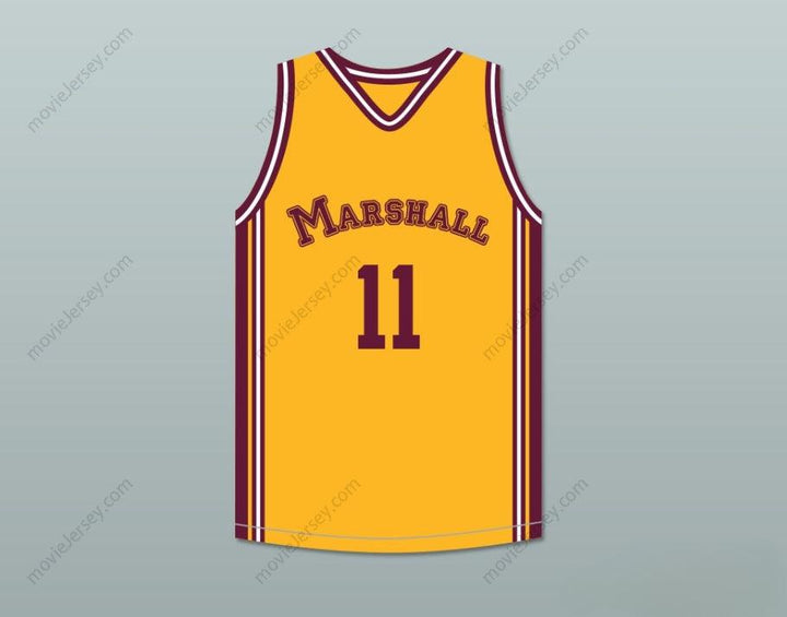 CUSTOM ANY Name Number ARTHUR AGEE 11 JOHN MARSHALL METROPOLITAN HIGH SCHOOL COMMANDOS BASKETBALL JERSEY HOOP DREAMS Top Stitched S-6XL