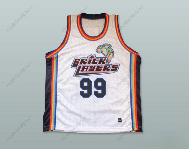 CUSTOM ANY Name Number KING 99 BRICKLAYERS BASKETBALL JERSEY SIXTH ANNUAL ROCK N' JOCK B-BALL JAM 1996 Top Stitched S-6XL