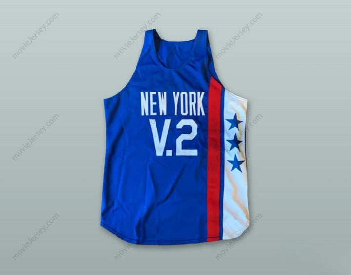 CUSTOM ANY Name Number STREET VOLUME 2 VIDEO GAME BLUE BASKETBALL JERSEY Top Stitched S-6XL