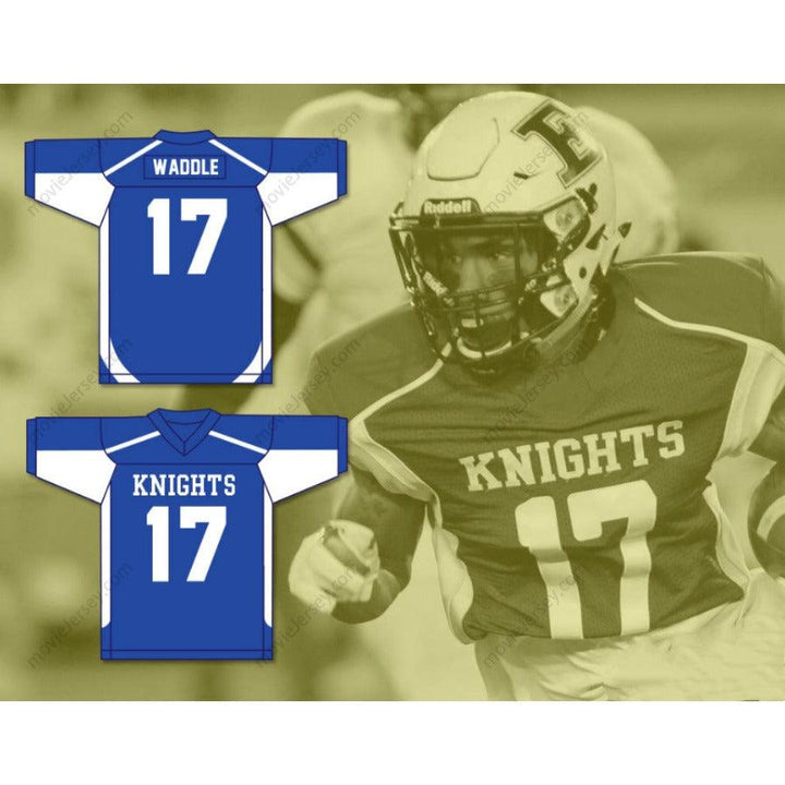 CUSTOM ANY Number KNIGHTS JAYLEN WADDLE 17 EPISCOPAL HIGH SCHOOL Football Jersey Stitched S-6XL