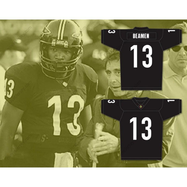 CUSTOM ANY Name Number WILLIE BEAMEN 13 MIAMI SHARKS FOOTBALL JERSEY WHITE TRIM ANY GIVEN SUNDAY Top Stitched S-6XL