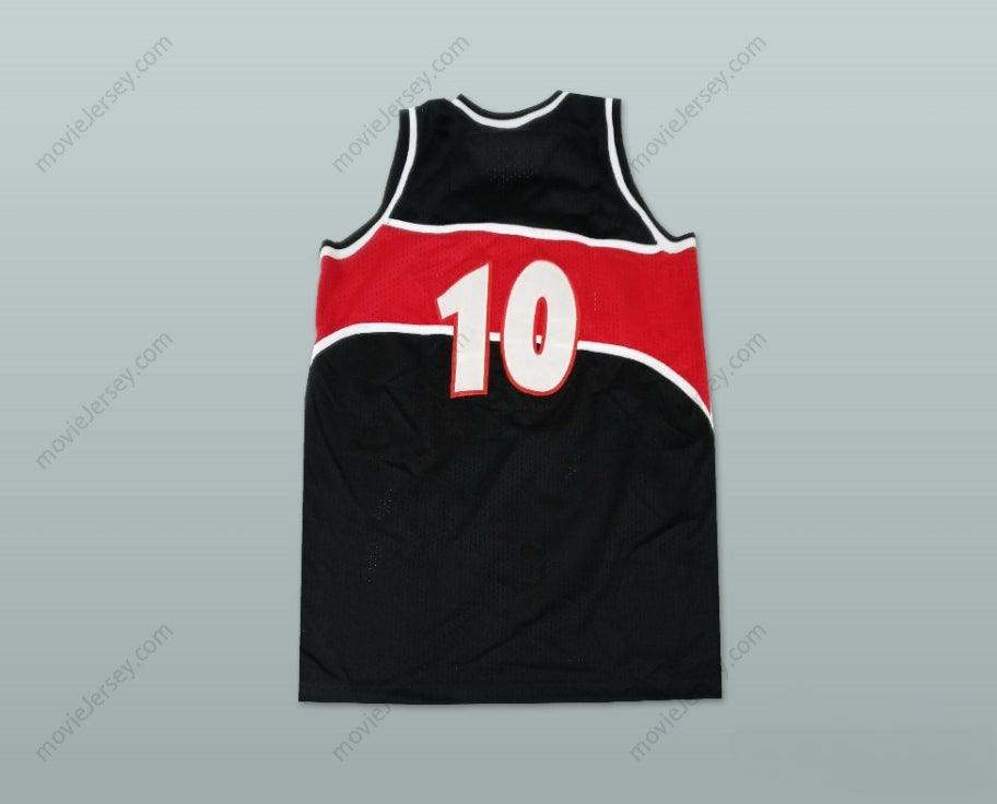 CUSTOM ANY Name Number DJ SCREW 10 SCREWSTON  BLACK BASKETBALL JERSEY Top Stitched S-6XL