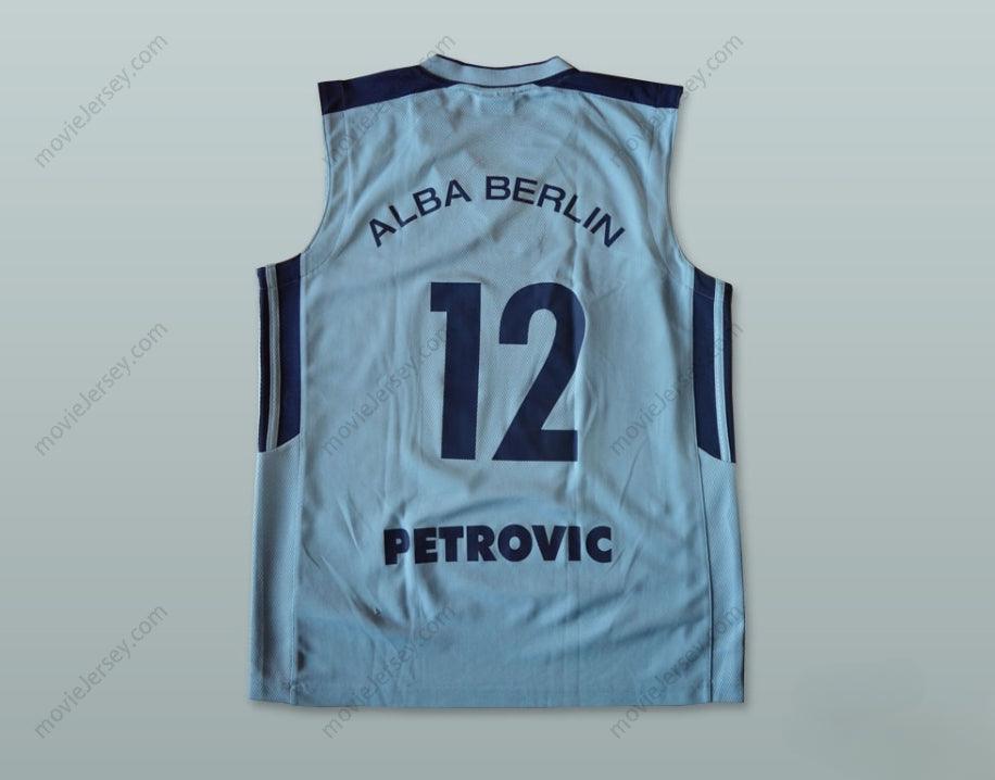 CUSTOM ANY Name Number VLADE PETROVIC 12 ALBA BERLIN BASKETBALL JERSEY Top Stitched S-6XL