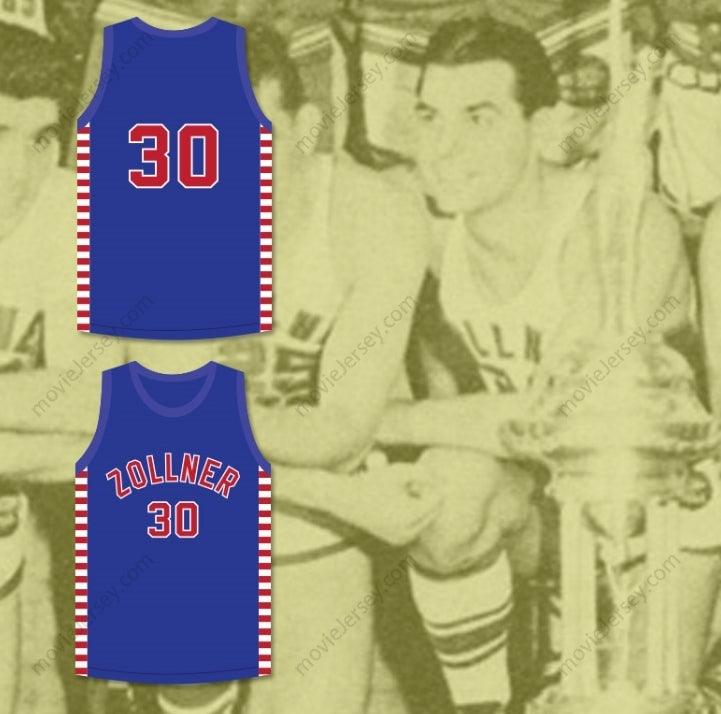 CUSTOM ANY Name Number PAUL BIRCH 30 FORT WAYNE ZOLLNER  BLUE BASKETBALL JERSEY Top Stitched S-6XL