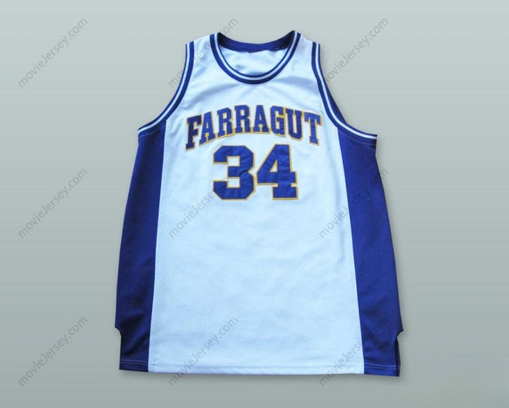 CUSTOM ANY Name Number KEVIN GARNETT 34 FARRAGUT CAREER ACADEMY BASKETBALL JERSEY Top Stitched S-6XL