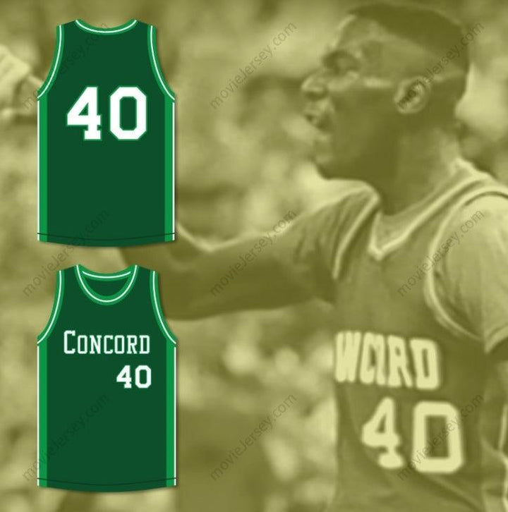 CUSTOM ANY Name Number SHAWN KEMP 40 CONCORD HIGH SCHOOL MINUTEMEN AWAY BASKETBALL JERSEY Top Stitched S-6XL
