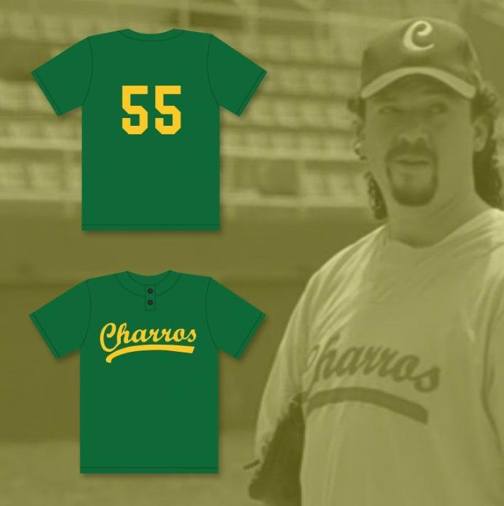 Custom Any Name Number DANNY MCBRIDE KENNY POWERS 55 CHARROS PRACTICE HOME BASEBALL JERSEY EASTBOUND & DOWN Top Stitched S-6XL