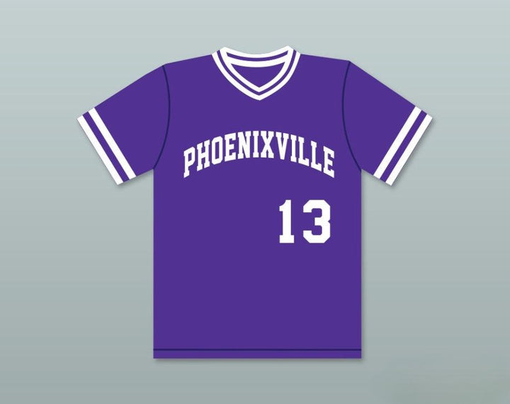 Custom Any Name Number MIKE PIAZZA 13  AREA HIGH SCHOOL PHANTOMS PURPLE BASEBALL JERSEY 4 Top Stitched S-6XL