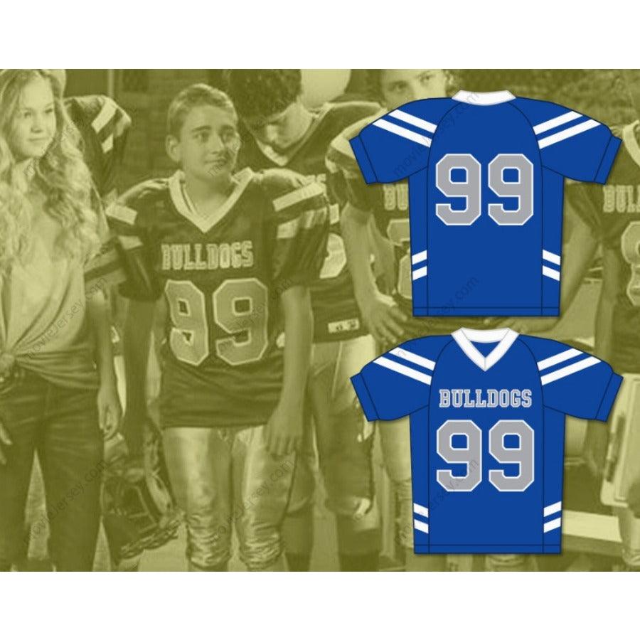 CUSTOM ANY Name Number NEWT VAN DER ROHE 99 BULLDOGS SCHOOL Football Jersey Top Stitched S-6XL