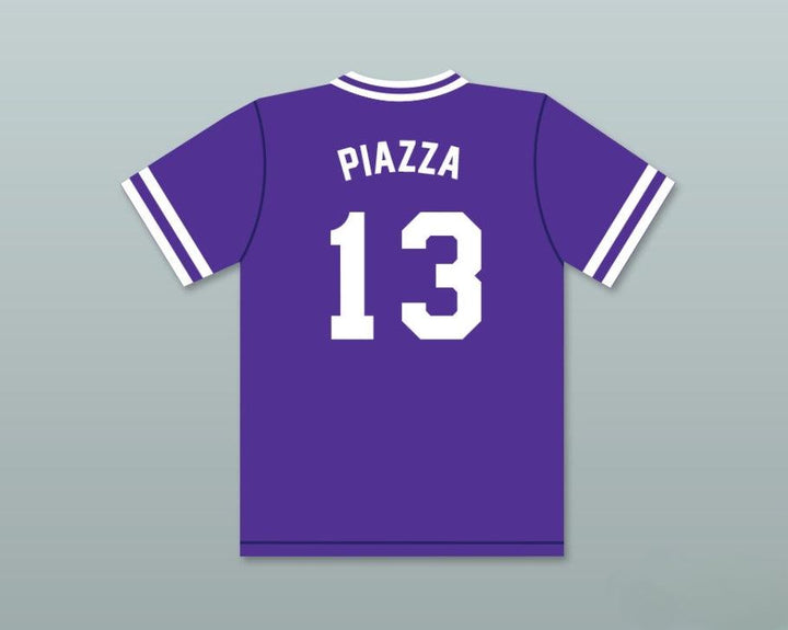 Custom Any Name Number MIKE PIAZZA 13  AREA HIGH SCHOOL PHANTOMS PURPLE BASEBALL JERSEY 4 Top Stitched S-6XL