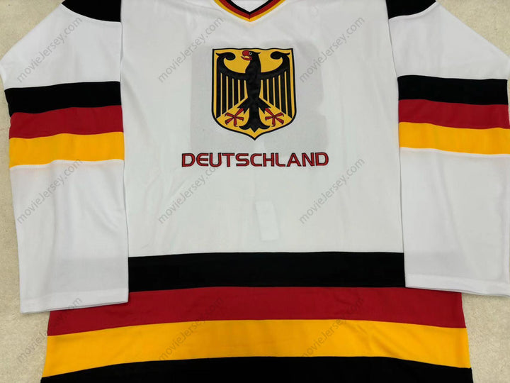 Custom Any Name Number GERMANY NATIONAL TEAM HOCKEY JERSEY Stitched Top Stitched S-6XL