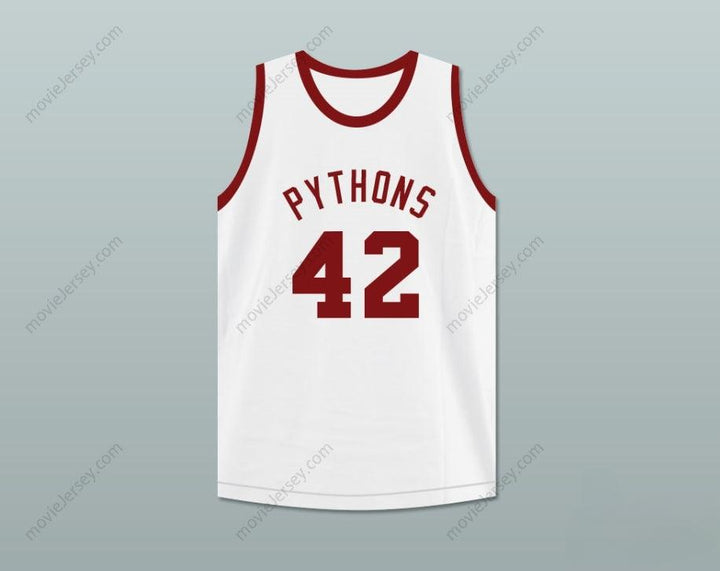 CUSTOM ANY Name Number REVEREND GRADY JACKSON 42  PYTHONS BASKETBALL JERSEY THE FISH THAT SAVED  Top Stitched S-6XL