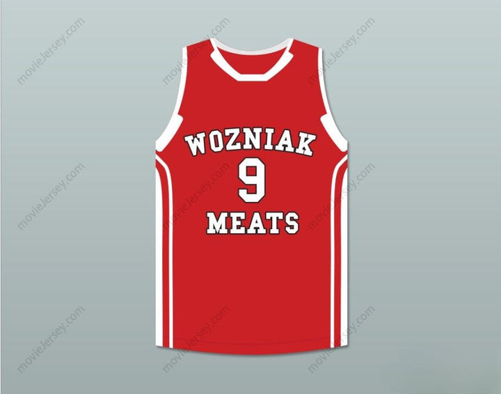 CUSTOM ANY Name Number VINCE VAUGHN STARBUCK 9 WOZNIAK MEATS BASKETBALL JERSEY DELIVERY MAN Top Stitched S-6XL