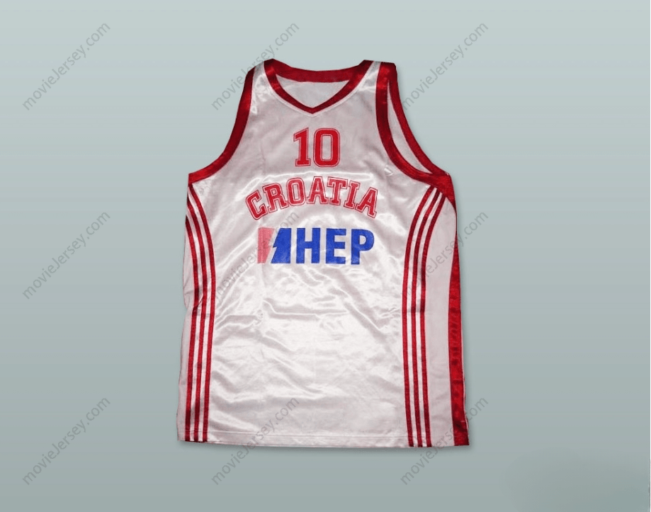 CUSTOM ANY Name Number CROATIA 10 NATIONAL TEAM BASKETBALL JERSEY Top Stitched S-6XL