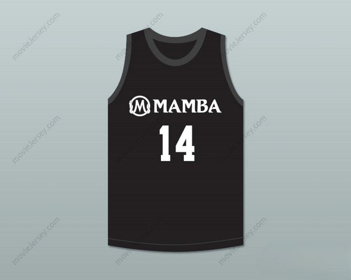 CUSTOM ANY Name Number PAYTON 14 MAMBA BALLERS BLACK BASKETBALL JERSEY Top Stitched S-6XL
