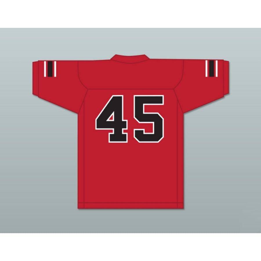 CUSTOM ANY Name Number CALEB GRANT 45 EMCC LIONS FOOTBALL JERSEY INCLUDES PATCHES Top Stitched S-6XL