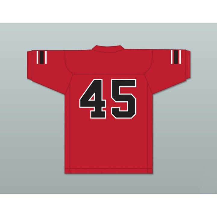 CUSTOM ANY Name Number CALEB GRANT 45 EMCC LIONS FOOTBALL JERSEY INCLUDES PATCHES Top Stitched S-6XL