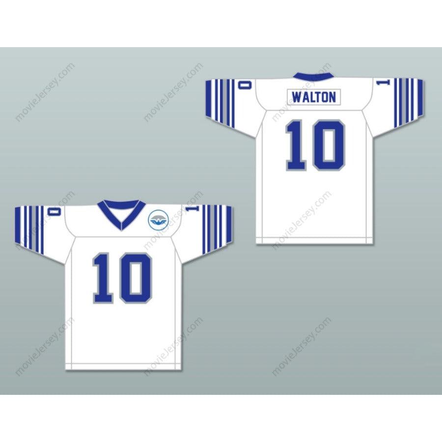 CUSTOM ANY Name Number 1975 WFL JOHNNIE WALTON 10 SAN ANTONIO WINGS ROAD Football Jersey Top Stitched S-6XL