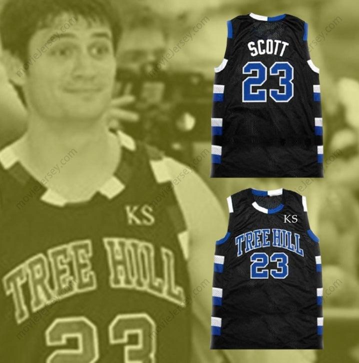 CUSTOM ANY Name Number NATHAN SCOTT 23 ONE TREE HILL RAVENS BLACK BASKETBALL JERSEY ANY PLAYER Top Stitched S-6XL