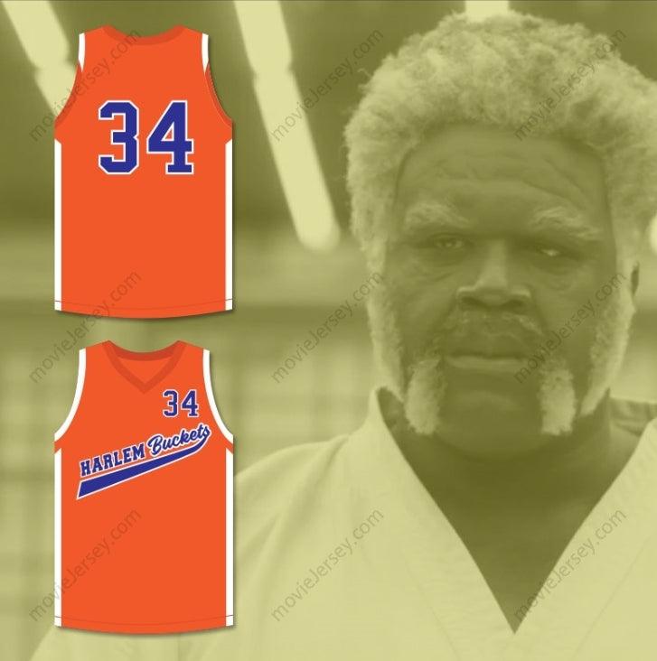 CUSTOM ANY Name Number SHAQUILLE O'NEAL BIG FELLA 34 HARLEM BUCKETS BASKETBALL JERSEY UNCLE DREW Top Stitched S-6XL