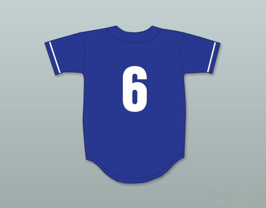 Custom Any Name Number MATT CHAPMAN 6 EL TORO HIGH SCHOOL CHARGERS BLUE BASEBALL JERSEY 1 Top Stitched S-6XL