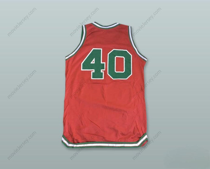 CUSTOM ANY Name Number FULTON 40 ORANGE BASKETBALL JERSEY 1 Top Stitched S-6XL