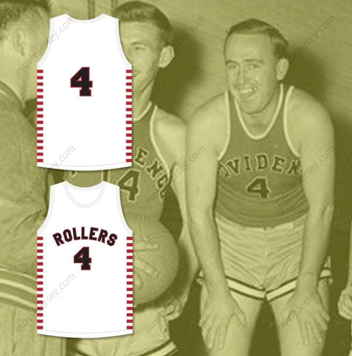 CUSTOM ANY Name Number DINO MARTIN 4 PROVIDENCE STEAMROLLERS WHITE BASKETBALL JERSEY 1 Top Stitched S-6XL