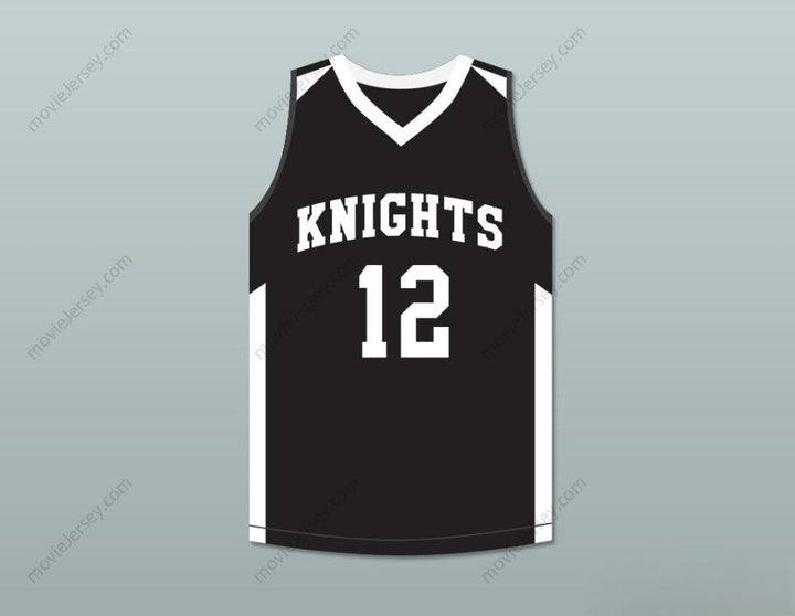 CUSTOM ANY Name Number JA MORANT 12 CRESTWOOD HIGH SCHOOL KNIGHTS BLACK BASKETBALL JERSEY 2 Top Stitched S-6XL