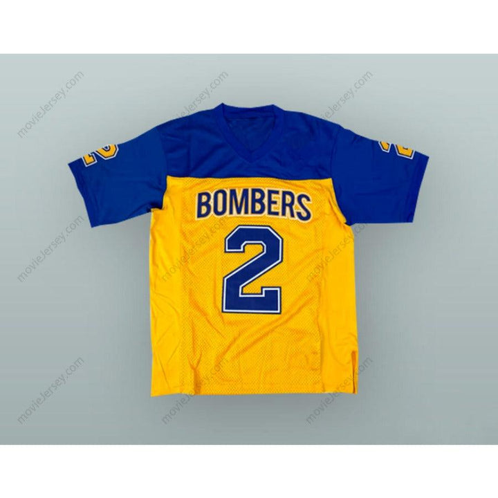CUSTOM ANY Name Number EZEKIEL ELLIOTT 2 JOHN BURROUGHS SCHOOL BOMBERS YELLOW FOOTBALL JERSEY Top Stitched S-6XL