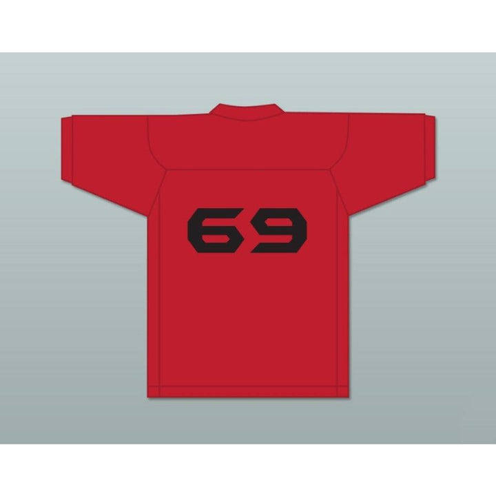 CUSTOM ANY Name Number ACE 69 TITANS INTRAMURAL FLAG FOOTBALL JERSEY BALLS OUT Top Stitched S-6XL