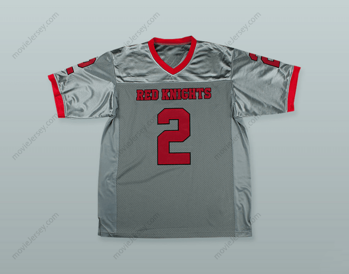 CUSTOM ANY Name Number DEION SANDERS 2 NORTH FORT MYERS HIGH SCHOOL RED KNIGHTS FOOTBALL JERSEY Top Stitched S-6XL