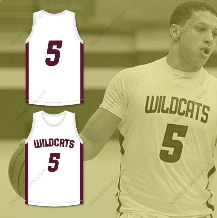 CUSTOM ANY Name Number PATRICK MAHOMES 5 WHITEHOUSE HIGH SCHOOL WILDCATS WHITE BASKETBALL JERSEY 1 Top Stitched S-6XL