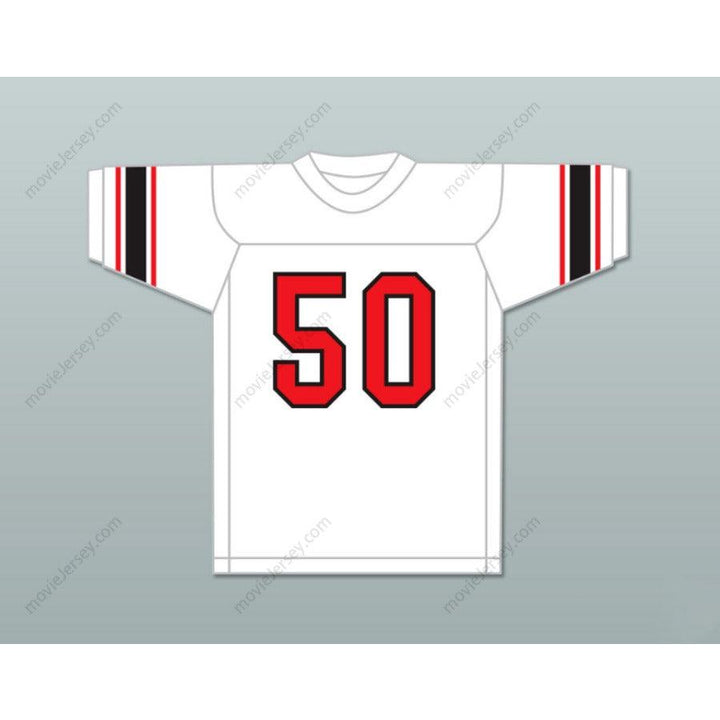 CUSTOM ANY Name Number JIM OTTO 50 WAUSAU EAST HIGH SCHOOL LUMBERJACKS Football Jersey Top Stitched S-6XL